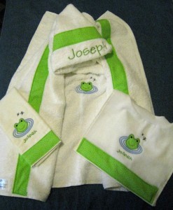Stitches So Sweet Hooded Towel