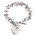 Things Remembered Flutter Heart Bracelet