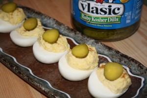 Vlasic Crab Stuffed Deviled Eggs
