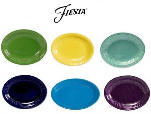 Fiestaware Platters Collage Fiestaware Platters Collage