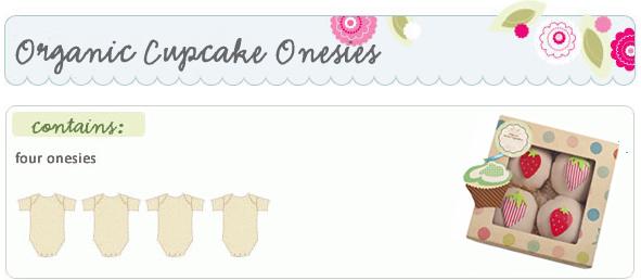 Baby Bunch Organic Cupcake Onesies Baby Bunch Organic Cupcake Onesies