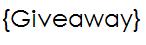 Giveaway 2