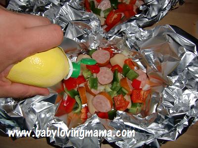 Grilled Potato Sausage Foil Pack 3 Grilled Potato Sausage Foil Pack 3