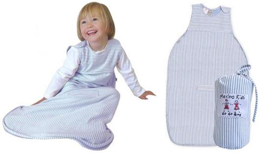 Merino Sleep Sack Cornflower