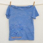 Lucky Puppy Crest Blue Burnout Lucky Puppy Crest Blue Burnout