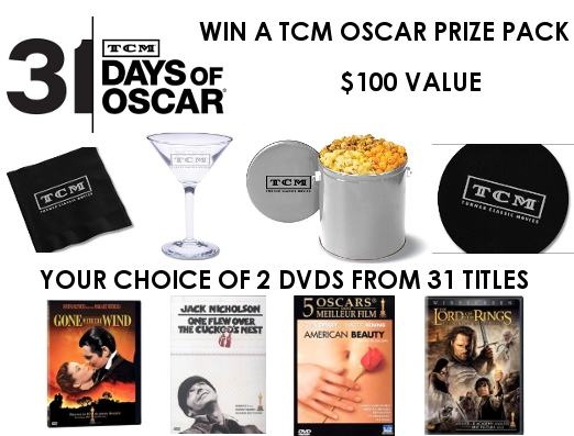 TCM Oscar Movie Prize Pack