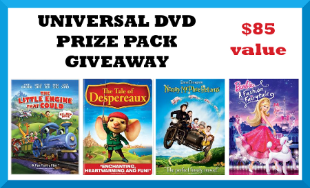 Universal DVD Prize Pack