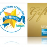 Pampers - gift card AMEX