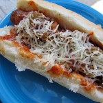 Ragu Italian Sausage and Peppers Sandwich