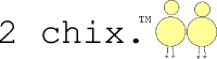 2 chix logo