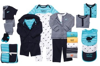 Carters Little Layette Whale Collection