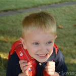 First Day of Kindergarten Lucian 2