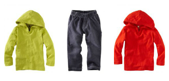 Tea Collection Happy Hoodie Denim Look Pants