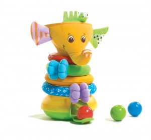 Tiny Love Musical Stack & Ball Game Elephant