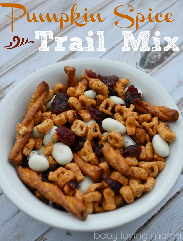 Pumpkin Spice Trail Mix Recipe Featuring AlphaBits Cereal alphabits