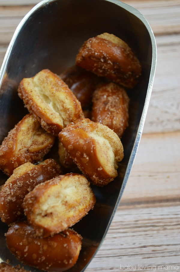 Cinnamon Sugar Pretzel Nuggets Quick Sweet and Salty Snack Finding Zest