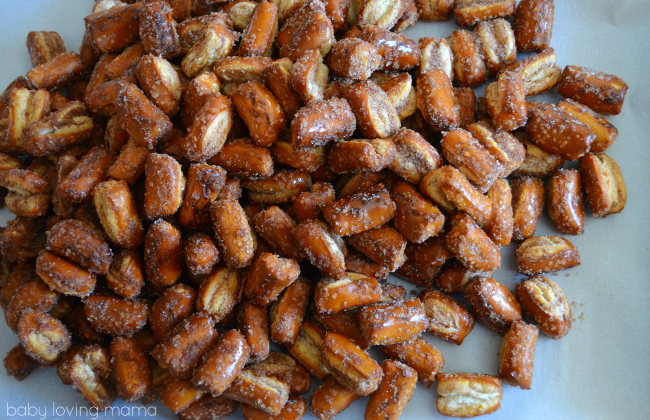 Cinnamon Sugar Pretzel Nuggets Quick Sweet And Salty Snack Finding Zest
