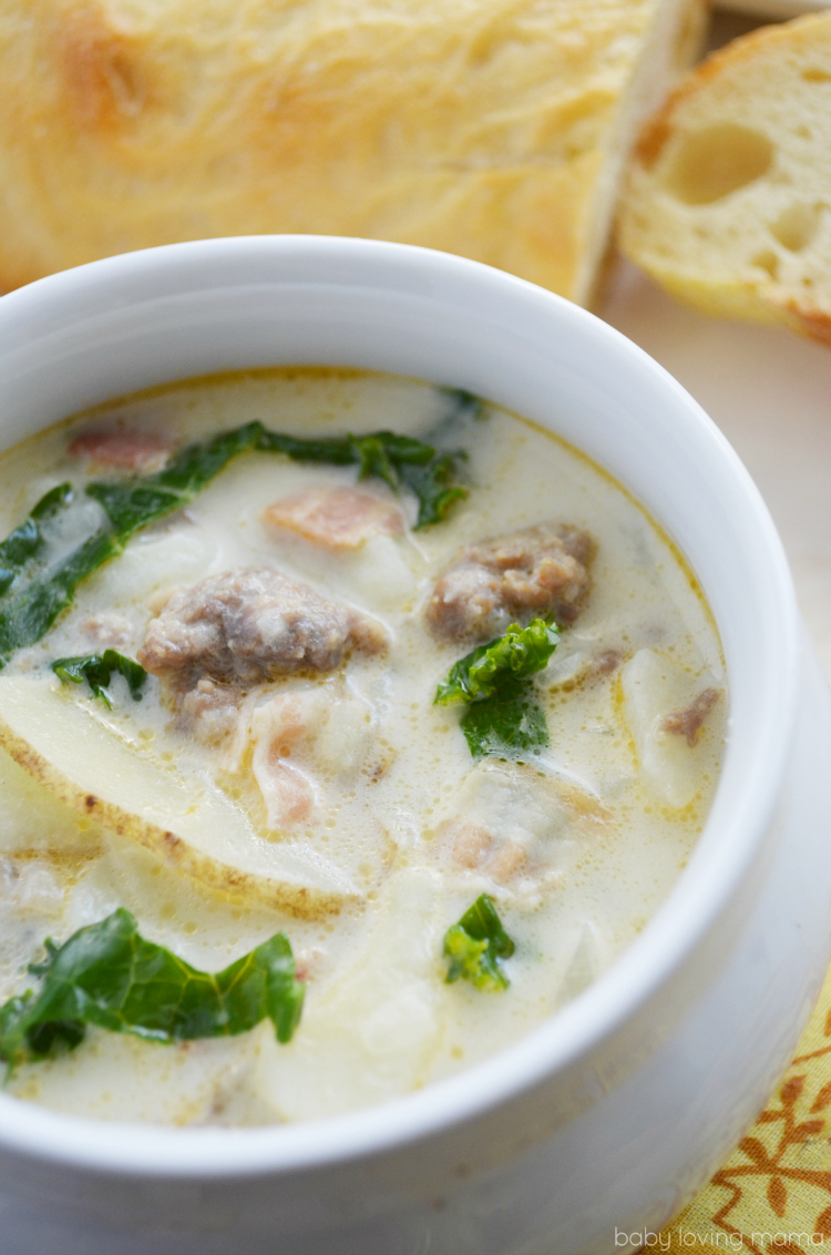 Copycat Zuppa Toscana Soup Recipe from Olive Garden - Finding Zest